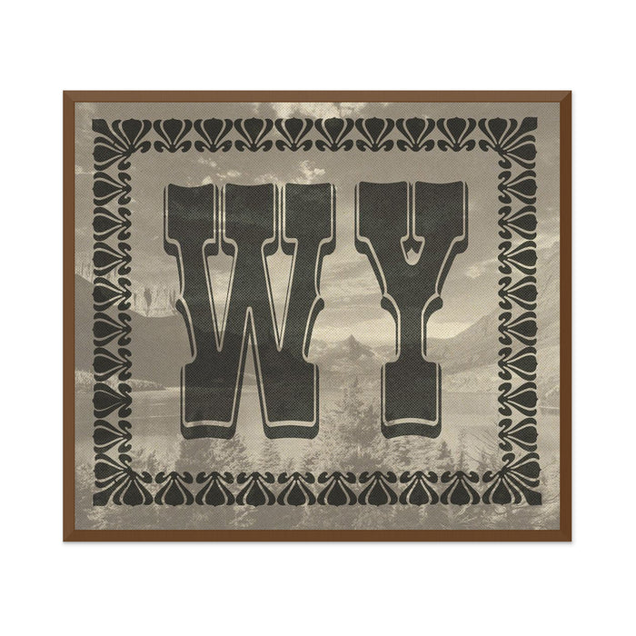 Old West Alphabet 6 Wall Art