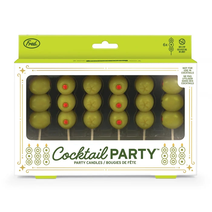 Olive Cocktail Party Candles