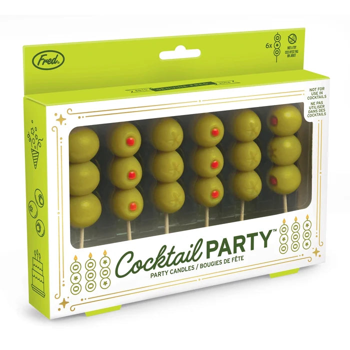 Olive Cocktail Party Candles