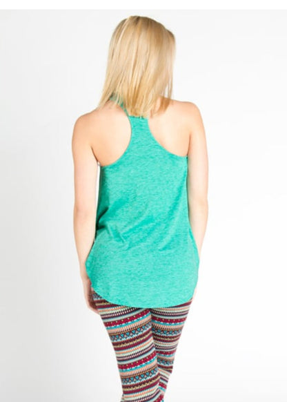 ON SALE "Don't Worry, Be Tappy" Valerie Racerback Tank