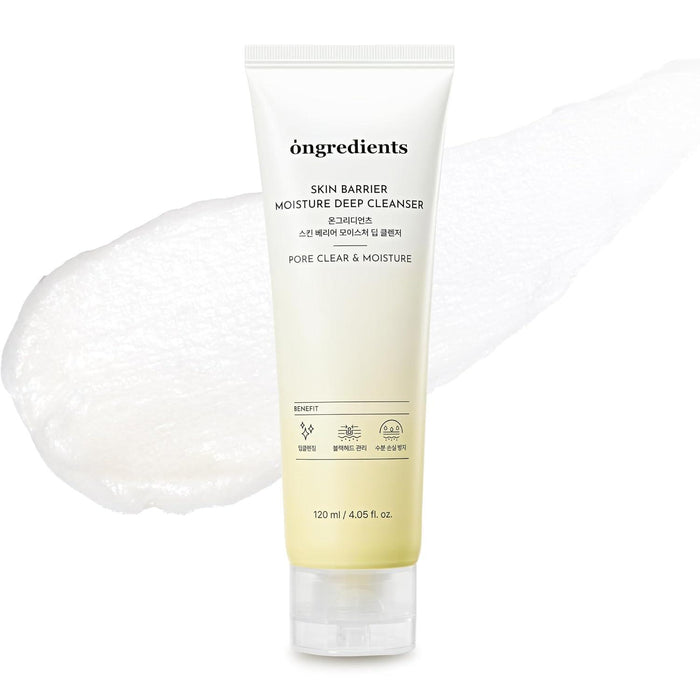 Ongredients Skin Barier Moisture Deep Cleanser 120 mL