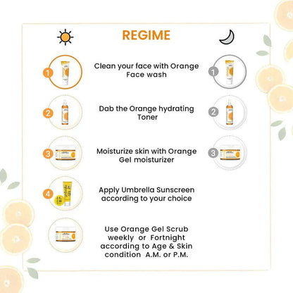 Orange Facewash, Vitamin C Enriched, SLS Free, Mild Foaming, Brightening Rejuvenating Refreshing Hydrating Moisturizing, Detox - Keya Seth Aromatherapy