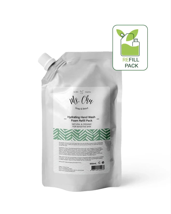 Organic Hand Wash Foam Refill Pack - Ms. Chu Soap & Beaut