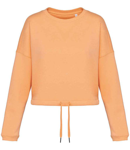Organic Oversized Cropped Sweatshirt: Womens