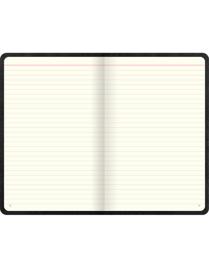 Origins Book Ruled Notebook Black#color_black