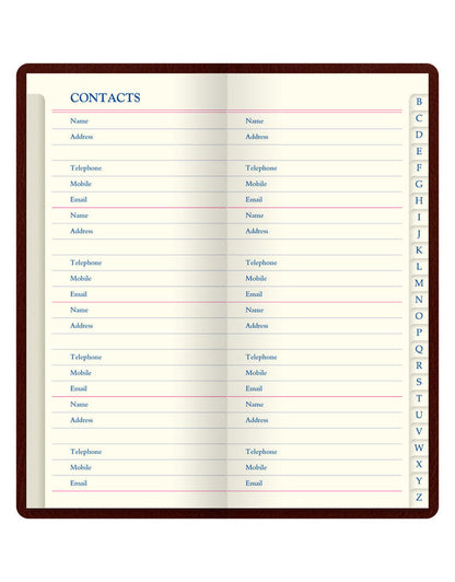 Origins Slim Pocket Address Book Chocolate Brown#color_chocolate