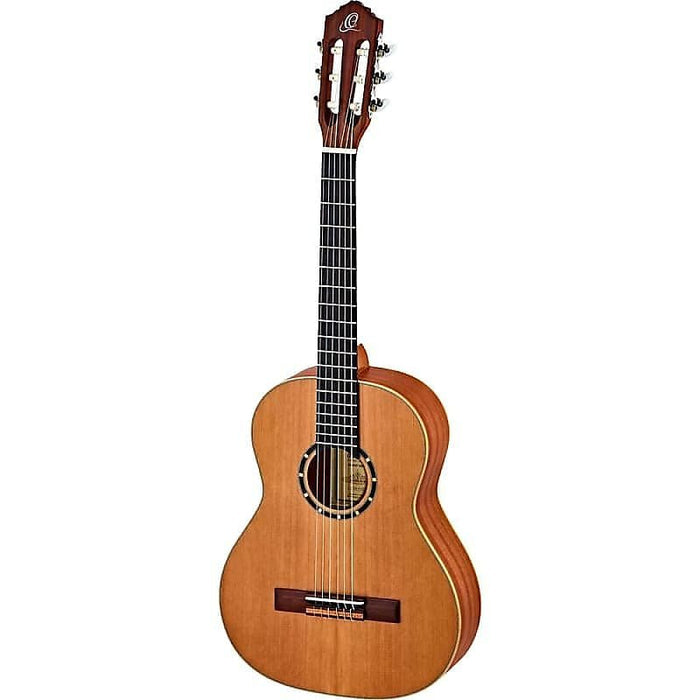 Ortega Guitars R122L-3/4 Family Series Cedar Top 3/4-Size Left-Handed Nylon String Guitar w/ Gig Bag