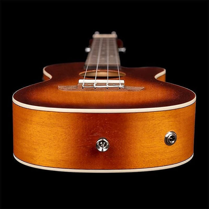Ortega Guitars RUDAWN-CE Earth Series Concert A/E Ukulele in Dawn Sunburst
