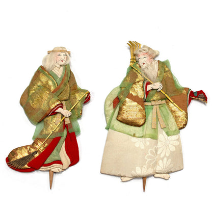 Oshi-e Ningyo Flat Doll Jo and Uba