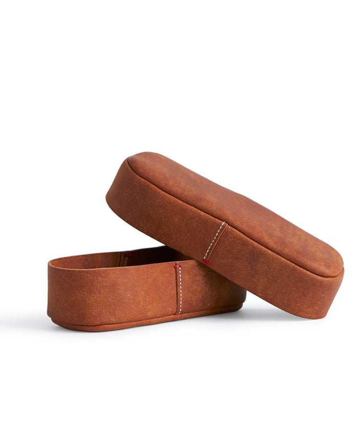 Oval Leather Case