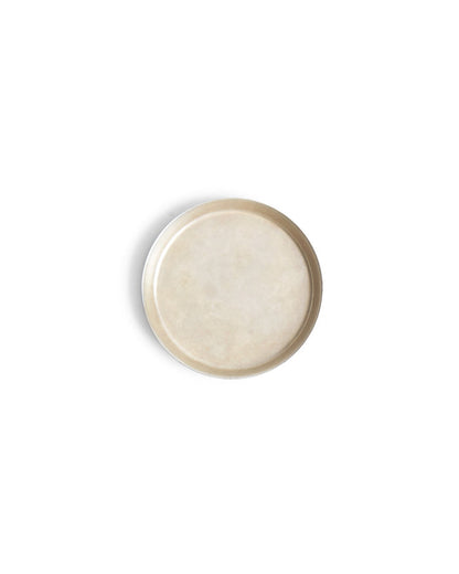 Oxidized Copper Dish - Silver