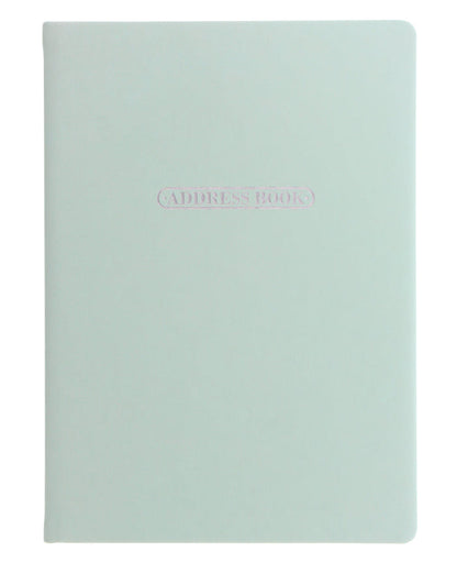 Pastel A5 Address Book Duck Egg#color_duck-egg