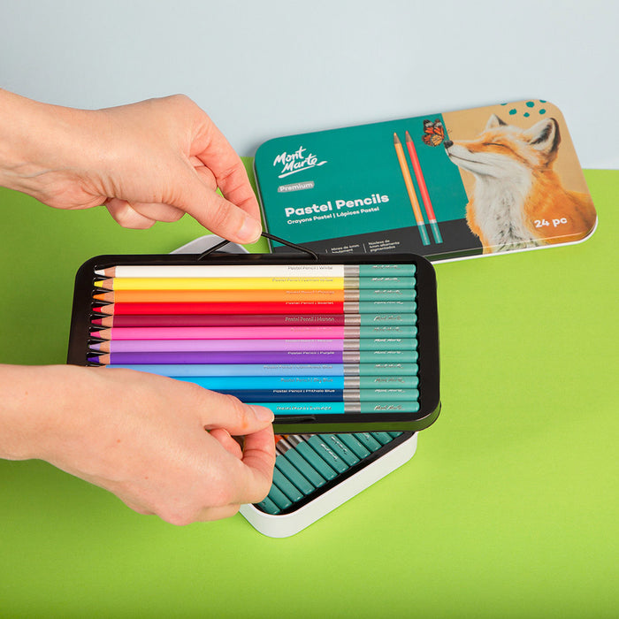 Pastel Pencils 24pc in Tin Premium