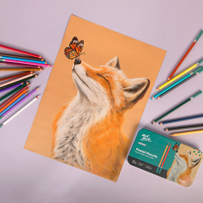 Pastel Pencils 24pc in Tin Premium