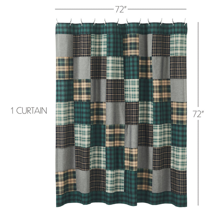 Pinehurst Patchwork Shower Curtain