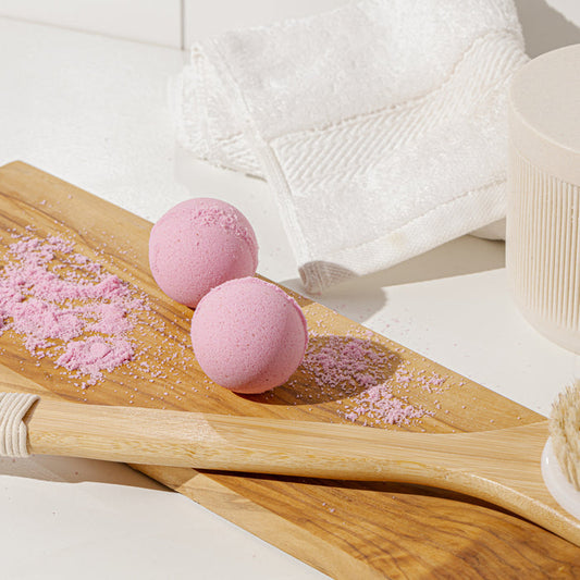 Pink Amber Bath Fizzy Kit