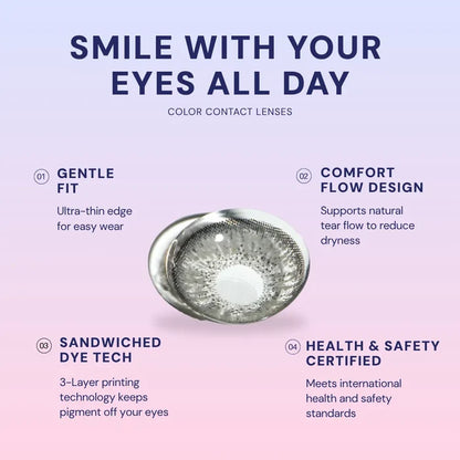 Pink Label Eyelighter Grey (Custom Toric for Astigmatism) - EyeCandys