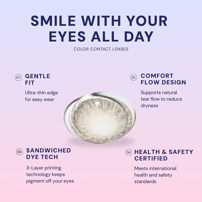 Pink Label Fresh Look Grey (Custom Toric for Astigmatism) - EyeCandys