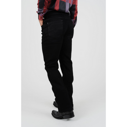 Platini Mens Boot-Cut Premium Denim Jeans