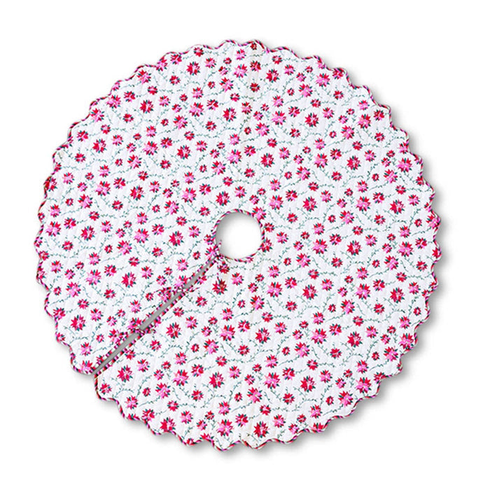 Poinsettia Tree Skirt -  by Carlyle Avenue