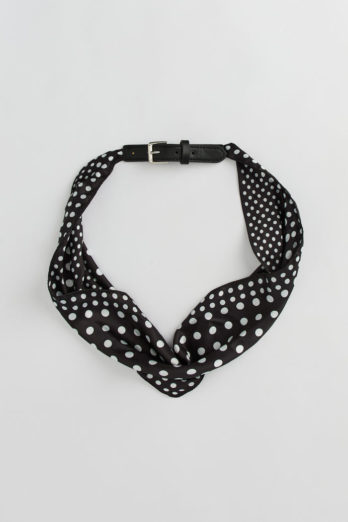 Polka Dot Scarf Belt
