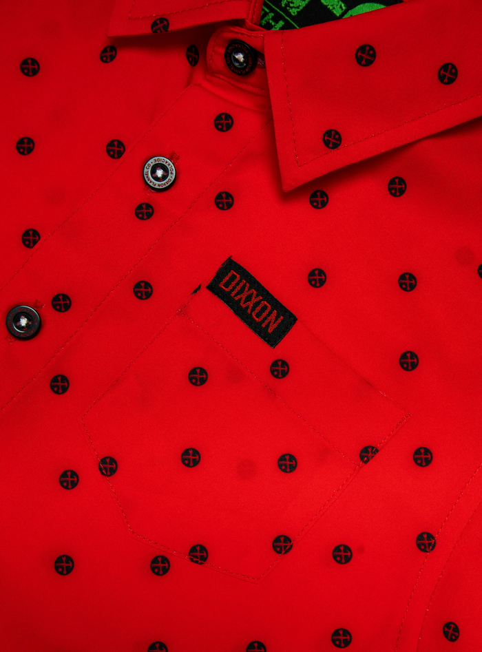 Polkacide Youth Short Sleeve Party Shirt