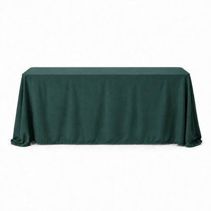 Hunter Emerald Green Rectangle Tablecloth 90"x132" with Seamless Finish