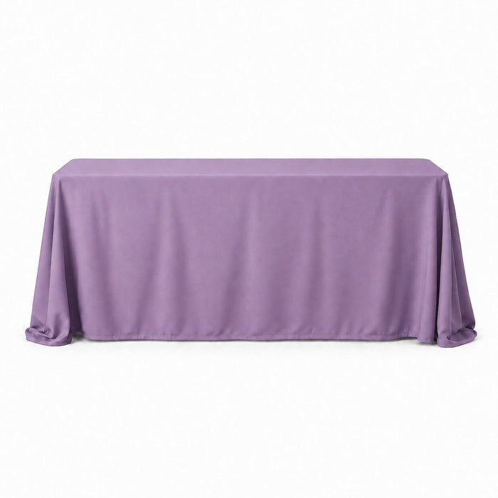 Violet Amethyst seamless polyester tablecloth 90"x132