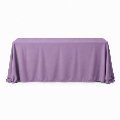 Violet Amethyst seamless polyester tablecloth 90"x132