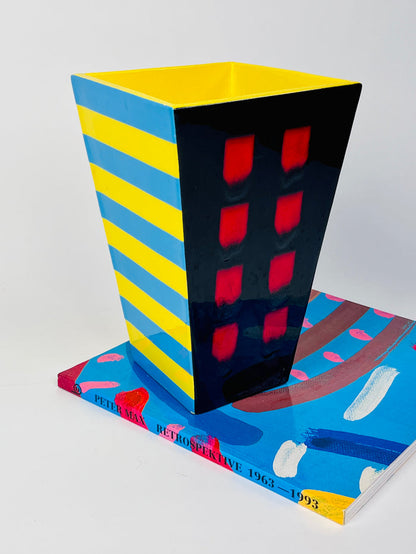 Postmodern Ceramic Waste Basket