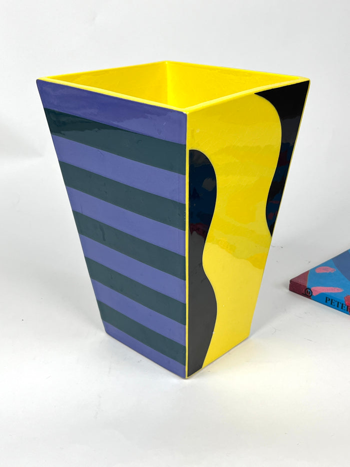 Postmodern Ceramic Waste Basket