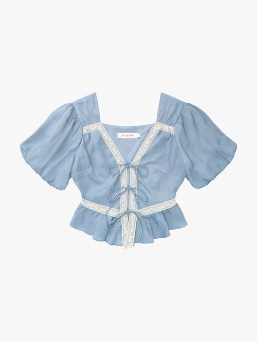 Powder Octavia Top