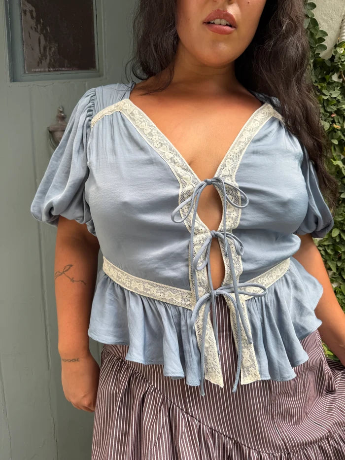 Powder Octavia Top