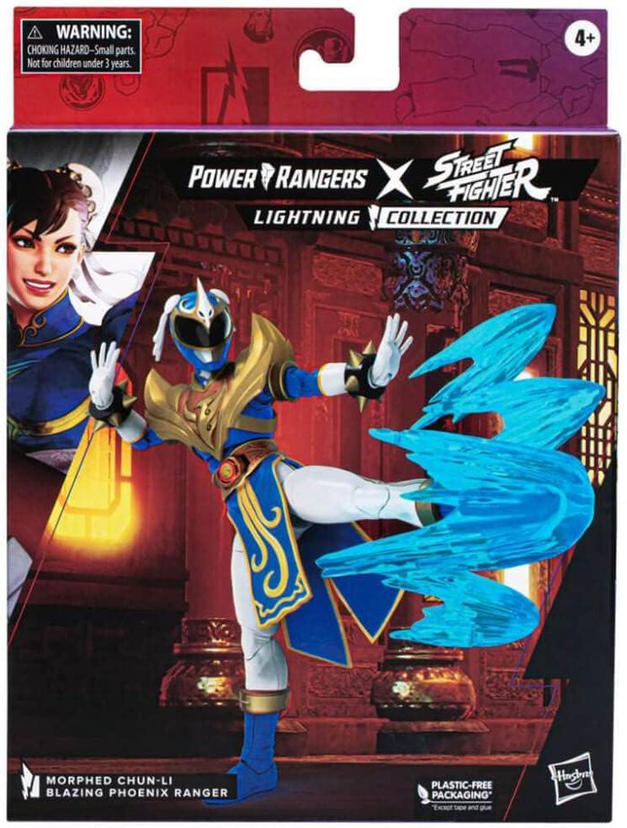 Power Rangers X Street Fighter Lightning Collection Chun-Li action figure in detailed box