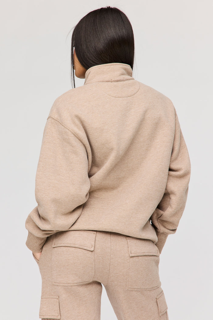Premium Fleece Boyfriend Half Zip