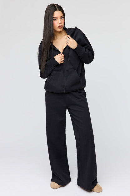 Premium Fleece Boyfriend Zip Hoodie