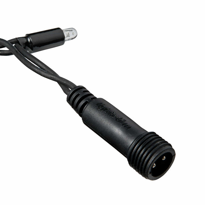 Pro Connect 2m 100 Traditional Warm White Connectable Icicle Lights White Cable