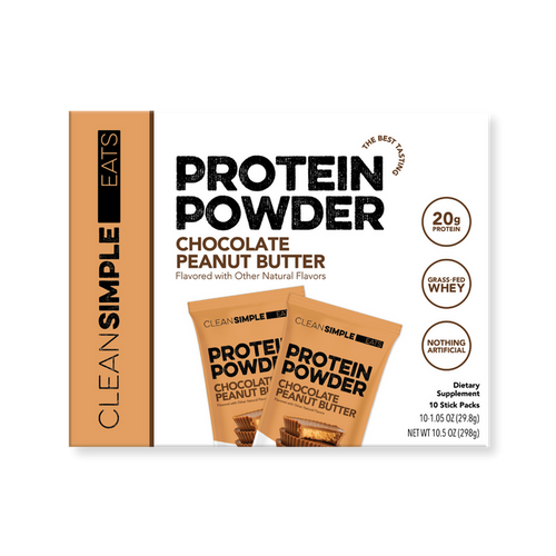 Protein Powder: Chocolate Peanut Butter (10 Single Serving Stick Packs)
