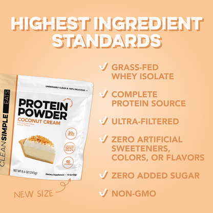 Protein Powder: Coconut Cream (10 Serving Bag)