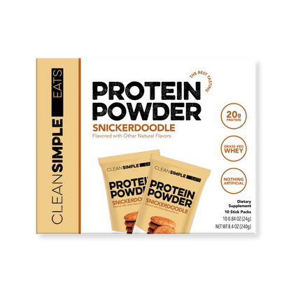 Protein Powder: Snickerdoodle (10 Single Serving Stick Packs)