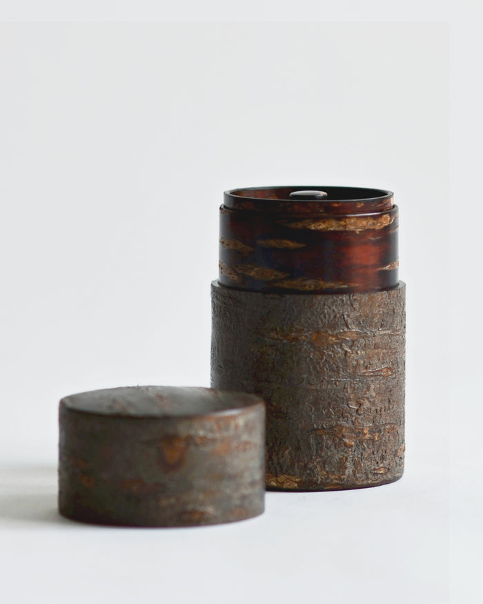 Raw Cherry Bark Tea Canister - Narrow