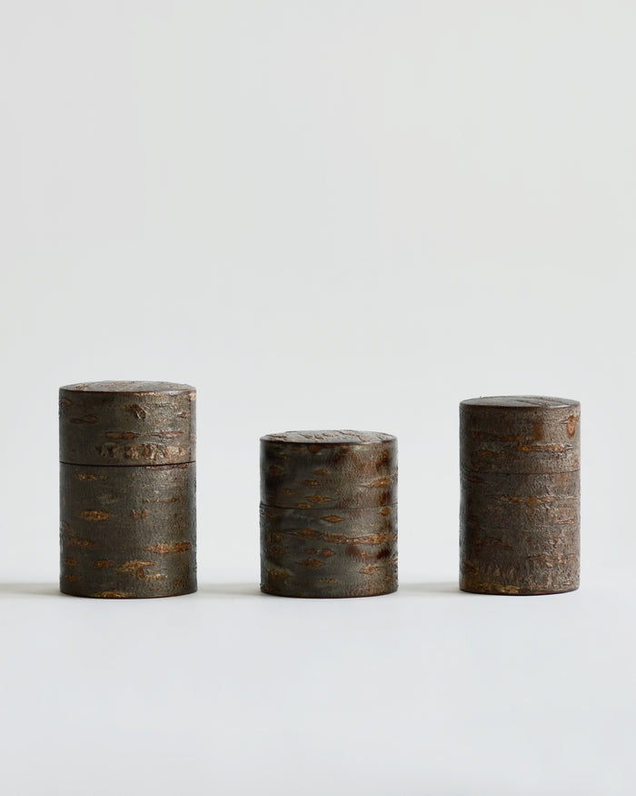 Raw Cherry Bark Tea Canister - Narrow