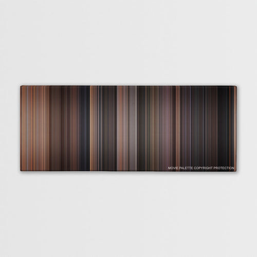 Rear Window color palette canvas print: thousands of thin vertical stripes of color