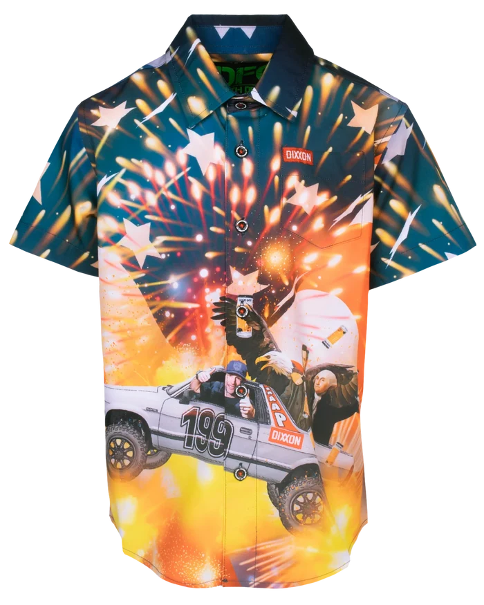 Red, White & Braap Youth Short Sleeve Party Shirt