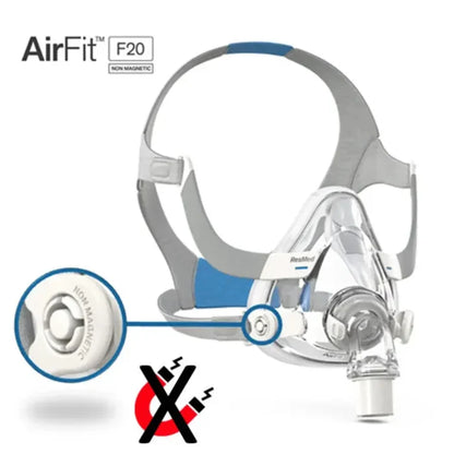 Resmed AirFit F20 – Full Face CPAP Mask – Non-Magnetic - CPAPstudio.co.uk