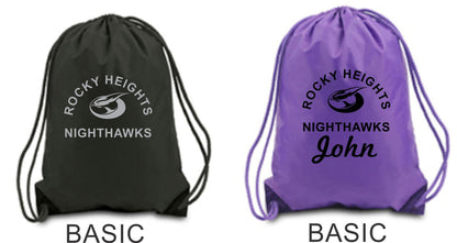 RHMS Basic Drawstring Bag- 3 designs- Matte or Glitter