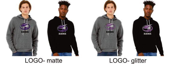 RHMS Unisex BC Hoodie - 4 Designs- Matte or Glitter