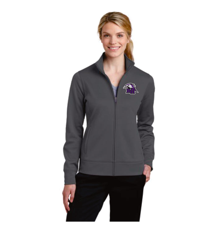 RHMS Unisex or Ladies Sport Wick Fleece Full Zip Jacket