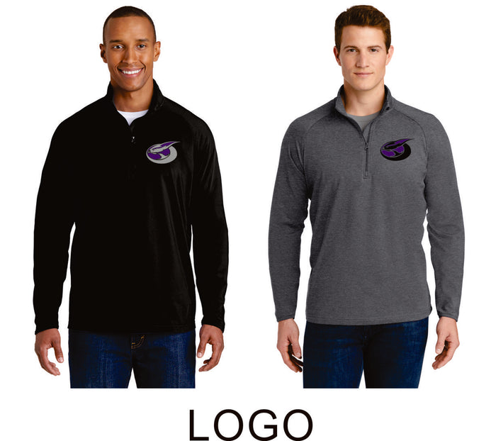 RHMS Unisex Sport Wick 1/2 Zip Pullover