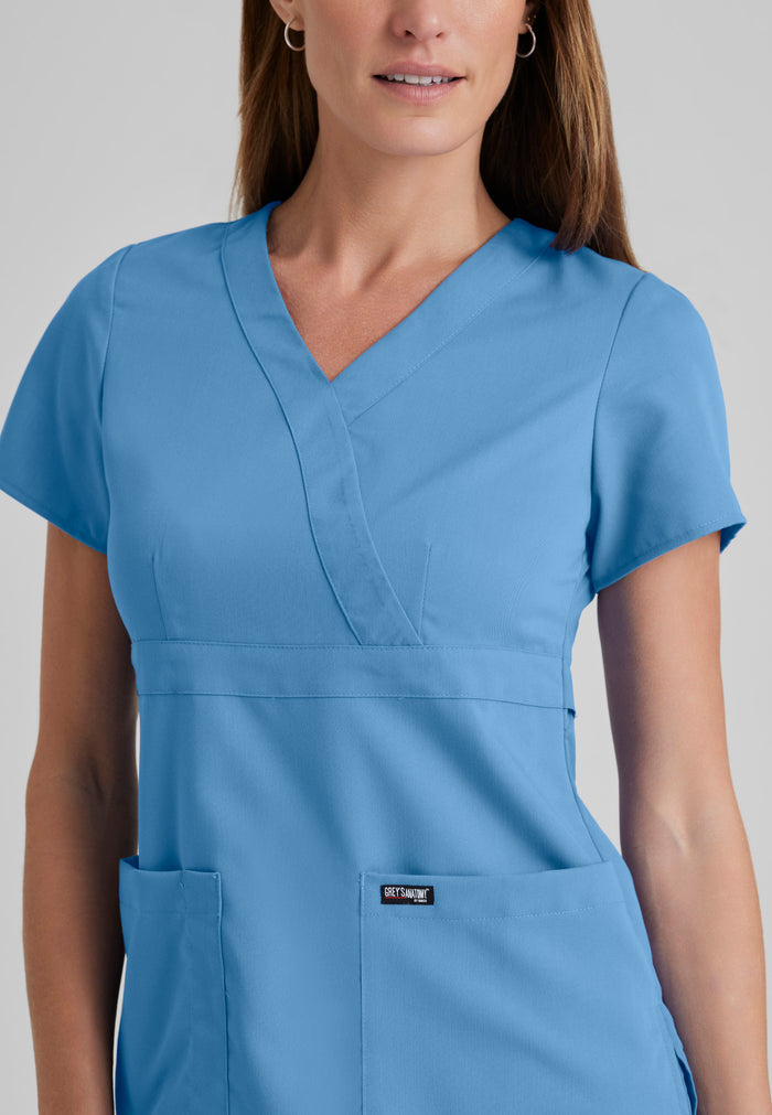 Riley Top - Ciel Blue - Grey's Anatomy Scrubs